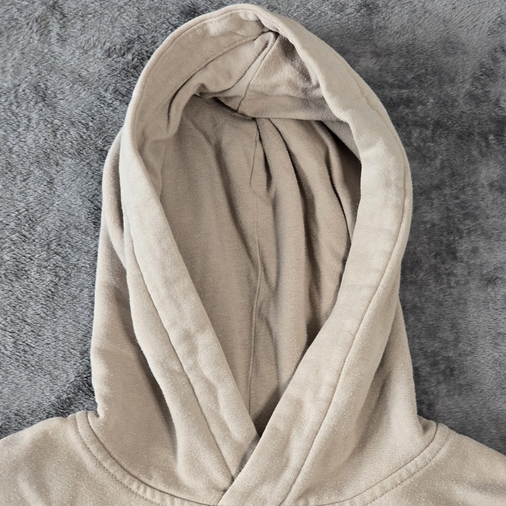 Abercrombie Kids Hoodie Youth 13/14 Beige Pullover Kangaroo Pocket - Picture 4 of 16